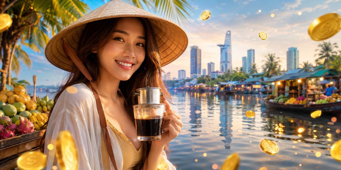 Người dùng vùng Mekong dùng ứng dụng casino xsnb với nón lá truyền thống